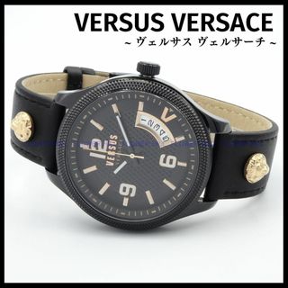 ヴェルサス(VERSUS)のVERSUS VERSACE ヴェルサーチ 腕時計 ブラック VSPVT0420(腕時計(アナログ))