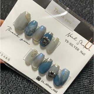 SALE品　現品ネイルチップ　マグネットネイル(つけ爪/ネイルチップ)