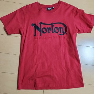 ノートン(Norton)の【Norton❗】人気ブランドノートン　刺繍ロゴ　赤Tシャツ(Tシャツ/カットソー(半袖/袖なし))