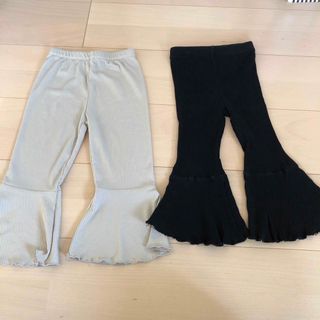 SHEIN フレア裾パンツ　100(パンツ/スパッツ)