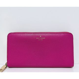 ケイトスペードニューヨーク(kate spade new york)の☆美品☆送料無料☆katespadeケイトスペードラウンドファスナー長財布☆(財布)