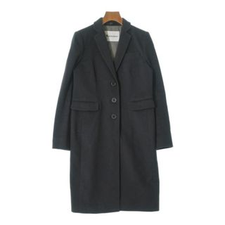 アクアスキュータム(AQUA SCUTUM)のAQUASCUTUM アクアスキュータム チェスターコート 6(XS位) 紺系 【古着】【中古】(チェスターコート)