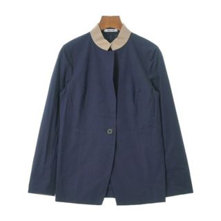 AQUA SCUTUM - AQUASCUTUM アクアスキュータム ジャケット 6(S位) 紺 【古着】【中古】