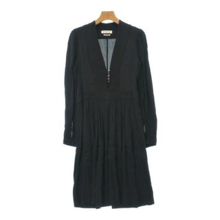 ISABEL MARANT ETOILE ワンピース 36(XS位) 黒 【古着】【中古】(ひざ丈ワンピース)