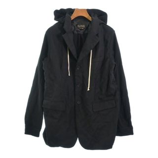 ブラックコムデギャルソン(BLACK COMME des GARCONS)のBLACK COMME des GARCONS カジュアルジャケット XL 黒 【古着】【中古】(テーラードジャケット)