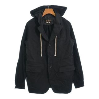 ブラックコムデギャルソン(BLACK COMME des GARCONS)のBLACK COMME des GARCONS カジュアルジャケット M 黒 【古着】【中古】(テーラードジャケット)