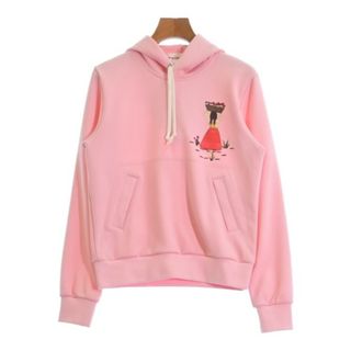 コムデギャルソンガール(COMME des GARCONS GIRL)のCOMME des GARCONS GIRL パーカー M ピンク 【古着】【中古】(パーカー)