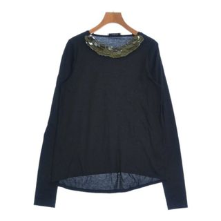 DOROTHEE SCHUMACHER Tシャツ・カットソー 2(M位) 黒 【古着】【中古】(カットソー(半袖/袖なし))