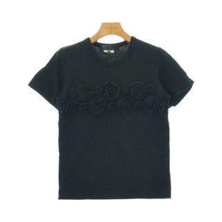 ブラックコムデギャルソン(BLACK COMME des GARCONS)のBLACK COMME des GARCONS Tシャツ・カットソー XS 黒 【古着】【中古】(カットソー(半袖/袖なし))