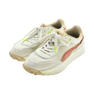 プーマ(PUMA)のPUMA プーマ スニーカー 24.5cm ベージュ 【古着】【中古】(スニーカー)