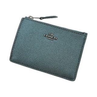 COACH - COACH コーチ カードケース - 青 【古着】【中古】