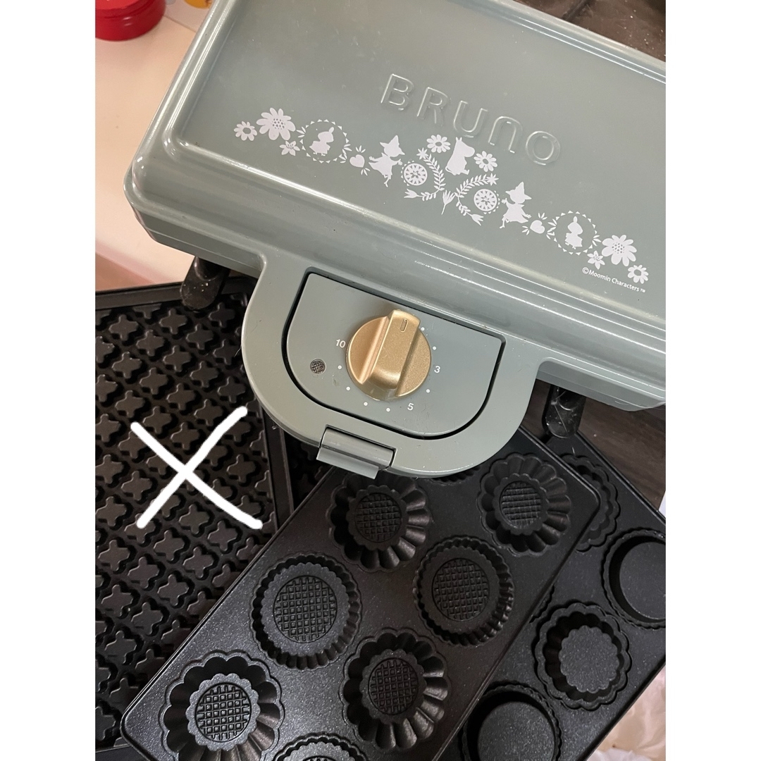 BRUNO - ☆BRUNO☆ブルーノ☆ムーミン☆ホットサンドメーカー BRUNO - ☆BRUNO☆ブルーノ☆ムーミン☆ホットサンドメーカー
