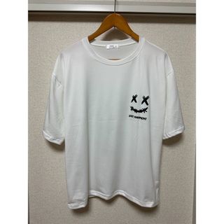 Tシャツ　メンズ　ストリート　ホワイト　ビックフェイス　原宿　レディース(Tシャツ/カットソー(半袖/袖なし))