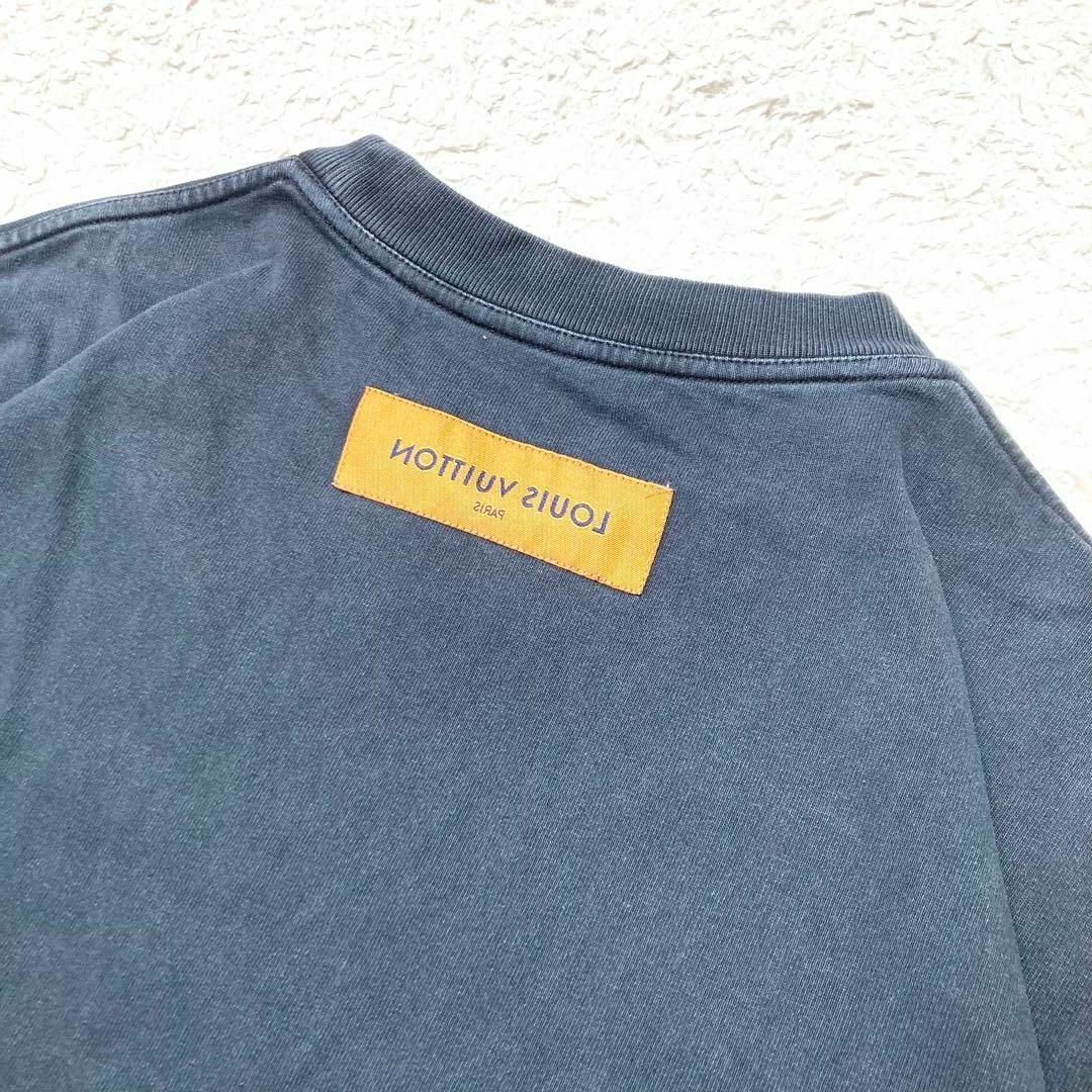 極美品】LOUIS VUITTON Tシャツ インサイドアウト バックロゴ 極美品】LOUIS VUITTON Tシャツ インサイドアウト バックロゴ