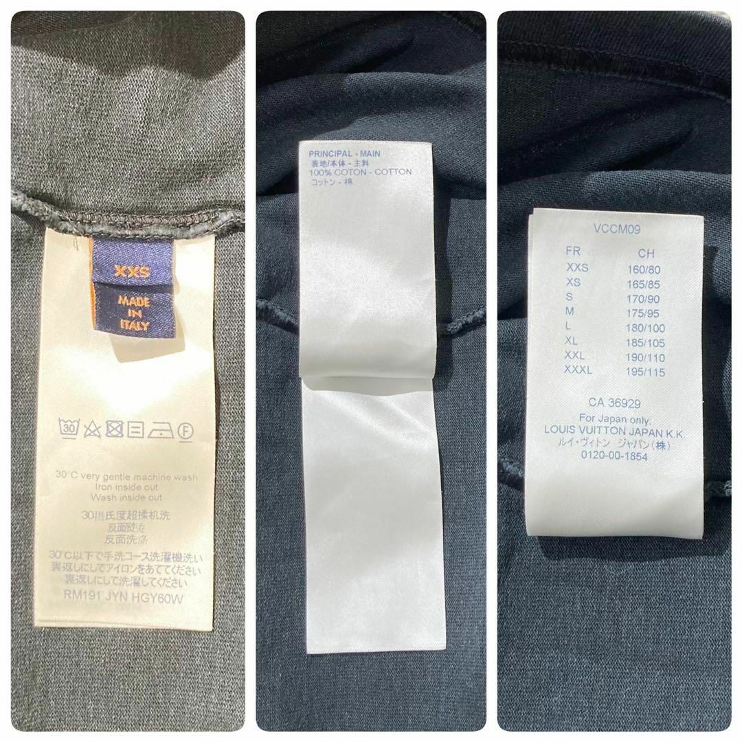 極美品】LOUIS VUITTON Tシャツ インサイドアウト バックロゴ 極美品】LOUIS VUITTON Tシャツ インサイドアウト バックロゴ