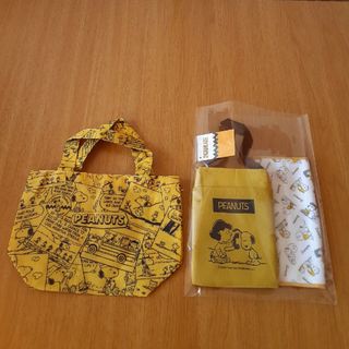 ピーナッツ(PEANUTS)のPEANUTS ランチトートバック ボトルホルダー クロスset(トートバッグ)