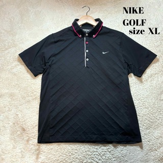 ナイキ(NIKE)の【XLサイズ 】NIKEGOLF  ポロシャツ ゴルフウェア メンズ ブラック(ウエア)