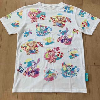 ディズニー(Disney)の美品　ダッフィー　サニーファン　Tシャツ　S ディズニーリゾート(Tシャツ(半袖/袖なし))