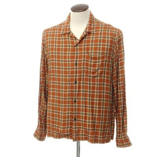 シュプリーム(Supreme)の【中古】シュプリーム Supreme 2019年春夏 Plaid Rayon Shirt レーヨン カジュアルシャツ ブラウンxグリーン【サイズL】【メンズ】(シャツ)