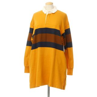 【中古】ビームスボーイ BEAMS BOY コットン ラガーシャツ ワンピース マスタード【サイズ表記なし（M位）】【レディース】