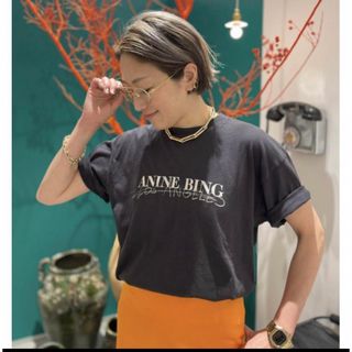 DEUXIEME CLASSE - 2024SS ANINE BING WALKER TEE DOODLE Tシャツ