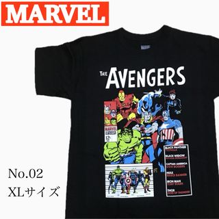 マーベル(MARVEL)の【新品】MARVEL メンズXL アベンジャーズ　Tシャツ　ラスト1点(Tシャツ/カットソー(半袖/袖なし))