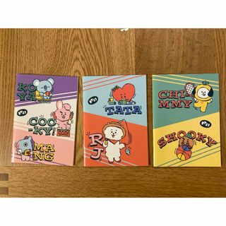 BT21 くら寿司　特典ノート3冊セット(キャラクターグッズ)