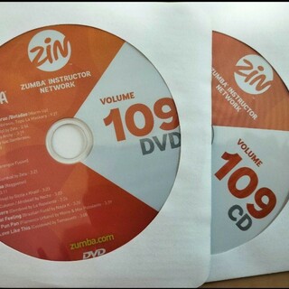 ZUMBA ZIN 109 CD&DVD(ダンス/バレエ)
