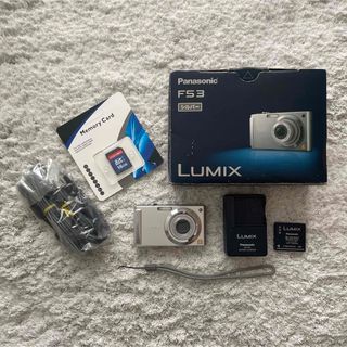 パナソニック(Panasonic)の【美品動作済】Panasonic パナソニック LUMIX DMC-FS3(コンパクトデジタルカメラ)