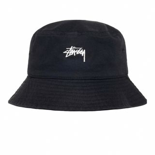 ステューシー(STUSSY)のStussy ステューシー　バケットハット ブラック　新品(ハット)