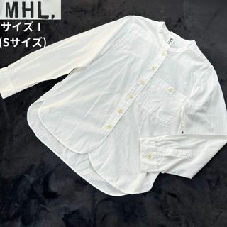 エムエイチエル(MHL.)のMHL/エムエイチエル✨バンドカラー長袖シャツ コットン100% サイズⅠ(シャツ/ブラウス(長袖/七分))