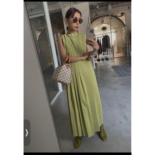 アメリヴィンテージ(Ameri VINTAGE)のAMERI 2WAY MIX PLEATED DRESS(ロングワンピース/マキシワンピース)