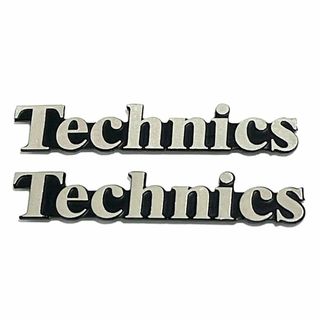 Technics - テクニクス Technics スピーカーロゴプレート エンブレム ステッカー2個