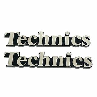 テクニクス Technics スピーカーロゴプレート エンブレム ステッカー2つ