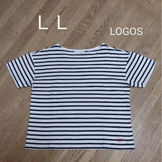 ロゴス(LOGOS)のレディース　レディス　Tシャツ　シャツ　ボーダー　ロゴス　LOGOS(Tシャツ(半袖/袖なし))