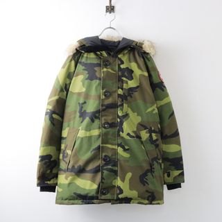 CANADA GOOSE - 国内 JPタグ カナダグース CANADA GOOSE 3438JM R JASPER PARKA ジャスパー パーカ M//グリーンカモフラ【2400013881203】