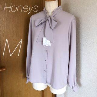 【新品】Honeys  シフォンブラウス