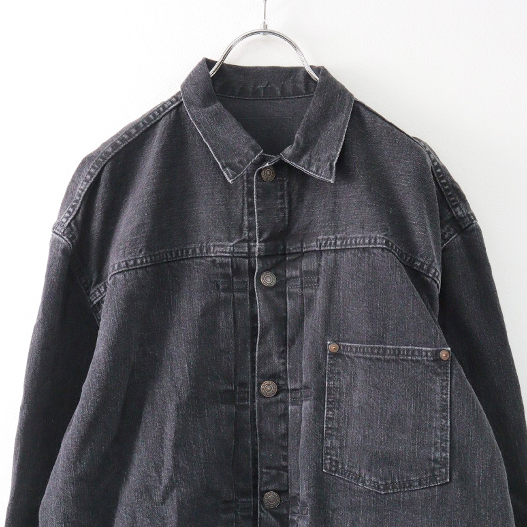 美品 2022SS アパルトモン L'Appartement STAMMBAUM シュタンバウム DENIM JACKET/ブラック デニムジャケット-.【2400013886109】 美品 2022SS アパルトモン L'Appartement STAMMBAUM シュタンバウム DENIM JACKET/ブラック デニムジャケット-.【2400013886109】
