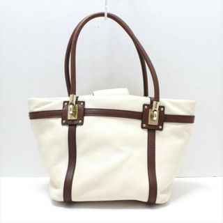 kate spade new york - Kate spade(ケイトスペード) トートバッグ美品  - PXRU0913 アイボリー×ダークブラウン レザー