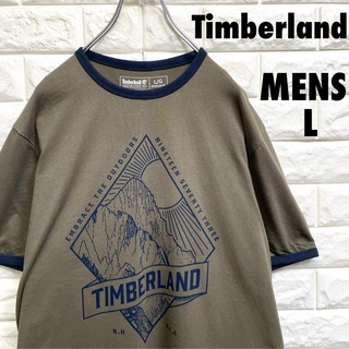 Timberland - 美品　ティンバーランド　リンガーTシャツ　メンズLサイズ