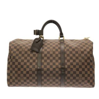 ルイヴィトン(LOUIS VUITTON)のLOUIS VUITTON(ルイヴィトン) ボストンバッグ ダミエ キーポル50 N41427 エベヌ ダミエ･キャンバス(ボストンバッグ)