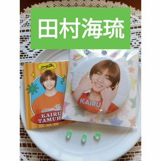 ジャニーズJr. - 在庫ラスト 田村海琉◆缶バッジ プロフィールカード 新品未開封 少年忍者