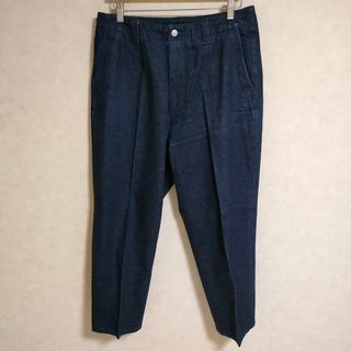 STEVEN ALAN OPTICAL 12oz DENIM NOPLEATED TROUSERS インディゴ サイズL デニムパンツ ネイビー メンズ スティーブン アラン【中古】4-0513G△(デニム/ジーンズ)