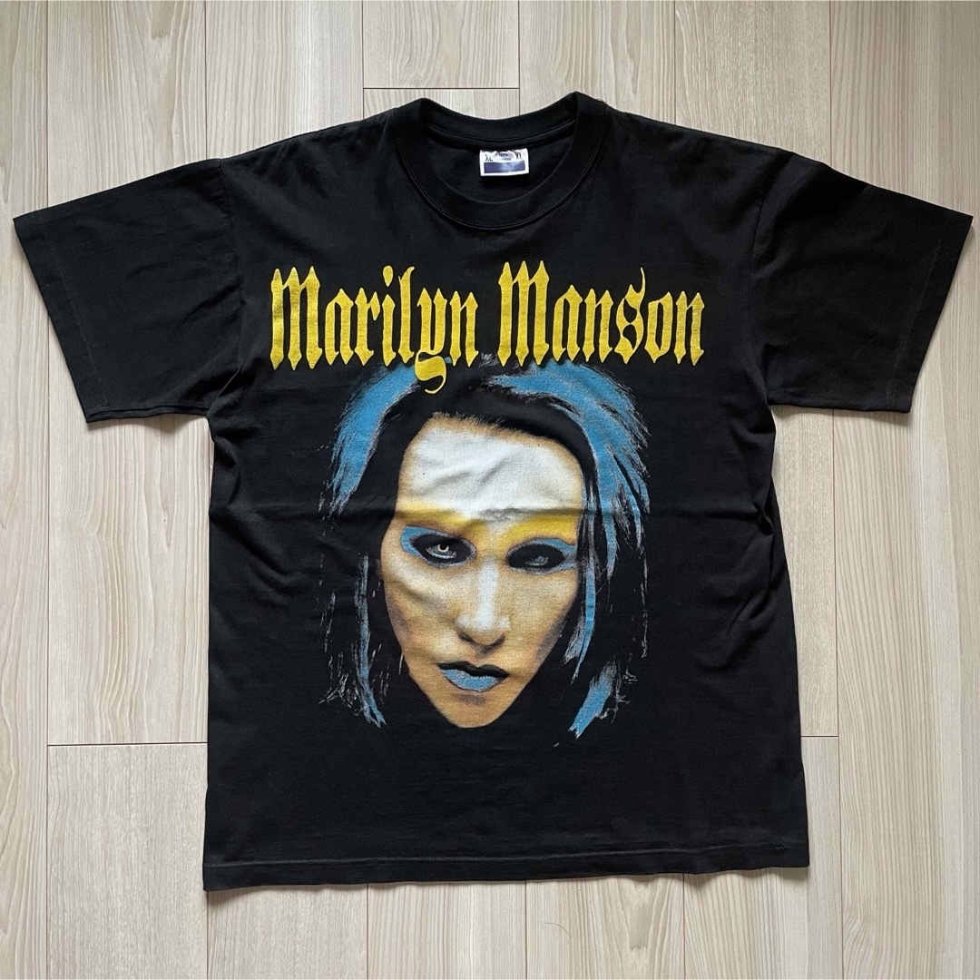 KOHH着用 MARILYN MANSON BIG FACE TEE XLサイズの通販 by f|ラクマ KOHH着用 MARILYN MANSON BIG FACE TEE XLサイズの通販 by f|ラクマ