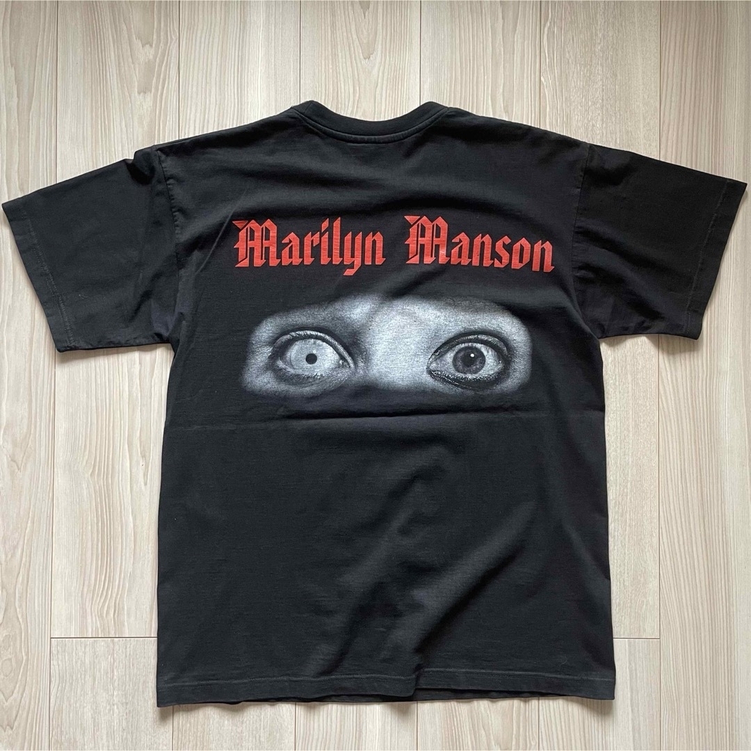 KOHH着用 MARILYN MANSON BIG FACE TEE XLサイズの通販 by f|ラクマ KOHH着用 MARILYN MANSON BIG FACE TEE XLサイズの通販 by f|ラクマ