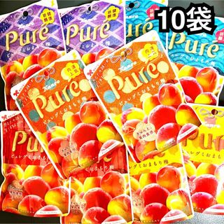 カンロ　ピュレグミ　おまもり梅 52g × 10袋セット(菓子/デザート)