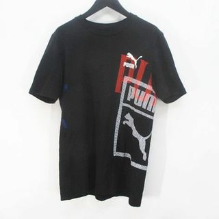 プーマ(PUMA)のPUMA スポーツウェア 半袖 カットソー Tシャツ S 黒系 ブラック(その他)