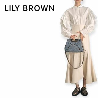 リリーブラウン(Lily Brown)のリリーブラウン スモッキングスリーブドレスシャツ ブラウス ボリューム(シャツ/ブラウス(長袖/七分))