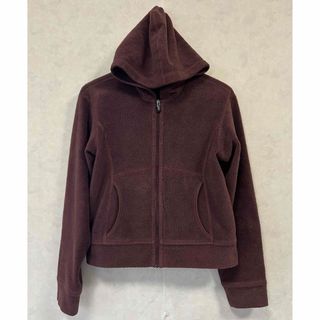 パタゴニア(patagonia)のpatagonia パタゴニア レディース フリースパーカー ブラウン Sサイズ(パーカー)