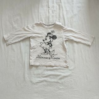 ユニクロ(UNIQLO)のユニクロ　ミニー　ロンT　90センチ(Tシャツ/カットソー)